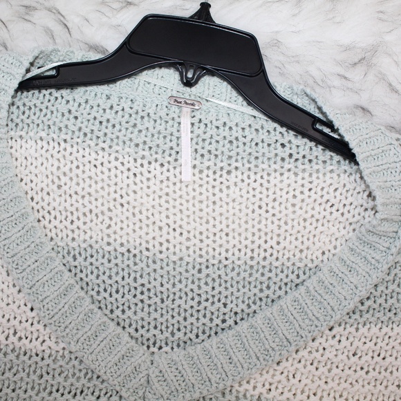 Free People Park Slope Striped Oversized Sweater - Picture 4 of 8